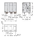 Wago 2636-3355 Leiterplattenklemme