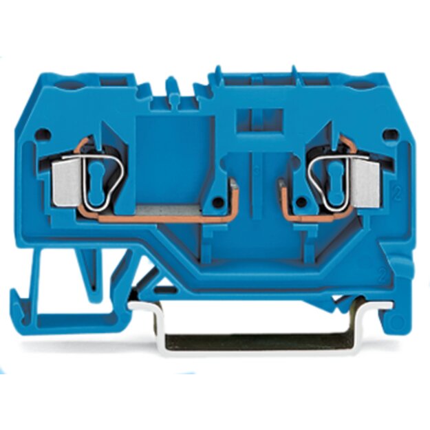 Wago 281-917 2-Leiter-Basisklemme Blau