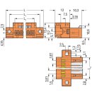 Wago 734-349/019-000 1-Leiter-Stiftleiste