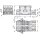 Wago 734-371/037-000 2-Leiter-Kombistecker Grau