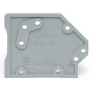 Wago 745-300/000-005 Abschlussplatte anrastbar Rot