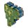 Wago 769-123/000-039 2-Leiter-Federleiste Mehrfarbig