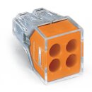 Wago 773-104 Verbindungsdosenklemme Farblos