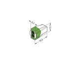 Wago 773-112 Verbindungsdosenklemme Farblos