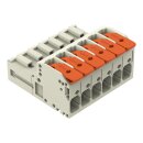 Wago 831-1206 1-Leiter-Stiftleiste Grau