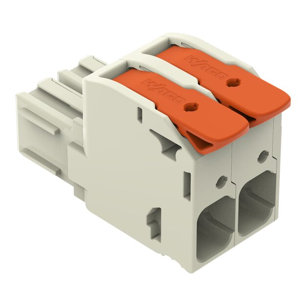 Wago 832-1102 1-Leiter-Federleiste Hebel Grau