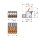 Wago 832-1102 1-Leiter-Federleiste Hebel Grau