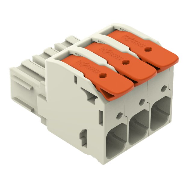 Wago 832-1103 1-Leiter-Federleiste Hebel Grau