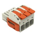Wago 832-1103/037-000 1-Leiter-Federleiste Hebel Grau