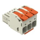 Wago 832-1103/323-000 1-Leiter-Federleiste Hebel Grau
