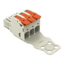 Wago 832-1103/333-000 1-Leiter-Federleiste Hebel Grau