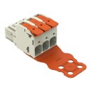Wago 832-1103/343-000 1-Leiter-Federleiste Hebel Grau
