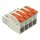 Wago 832-1104 1-Leiter-Federleiste Hebel Grau