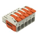 Wago 832-1105/037-000 1-Leiter-Federleiste Hebel Grau