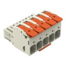 Wago 832-1105/323-000 1-Leiter-Federleiste Hebel Grau