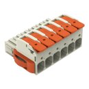 Wago 832-1106/037-000 1-Leiter-Federleiste Hebel Grau