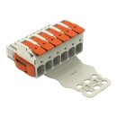 Wago 832-1106/314-000 1-Leiter-Federleiste Hebel Grau