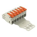 Wago 832-1106/334-000 1-Leiter-Federleiste Hebel Grau