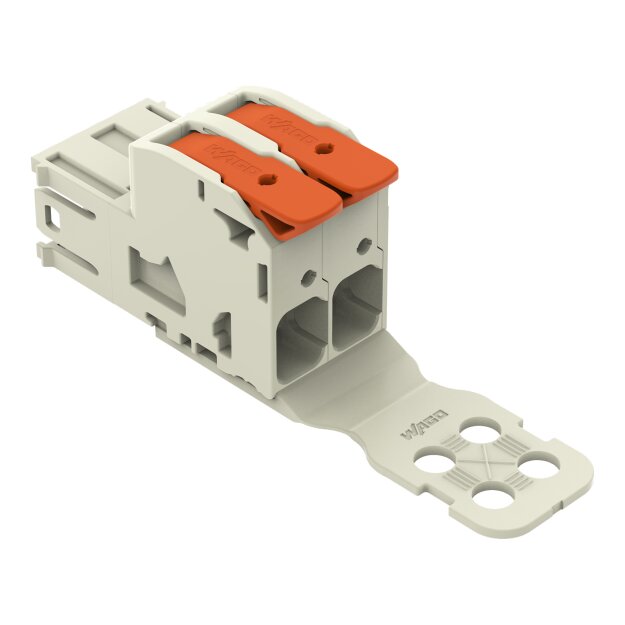 Wago 832-1202/332-000 1-Leiter-Stiftleiste Grau