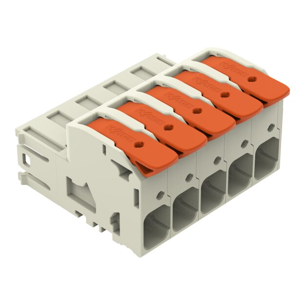 Wago 832-1205 1-Leiter-Stiftleiste Grau