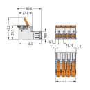 Wago 832-1205 1-Leiter-Stiftleiste Grau