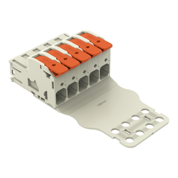 Wago 832-1205/335-000 1-Leiter-Stiftleiste Grau