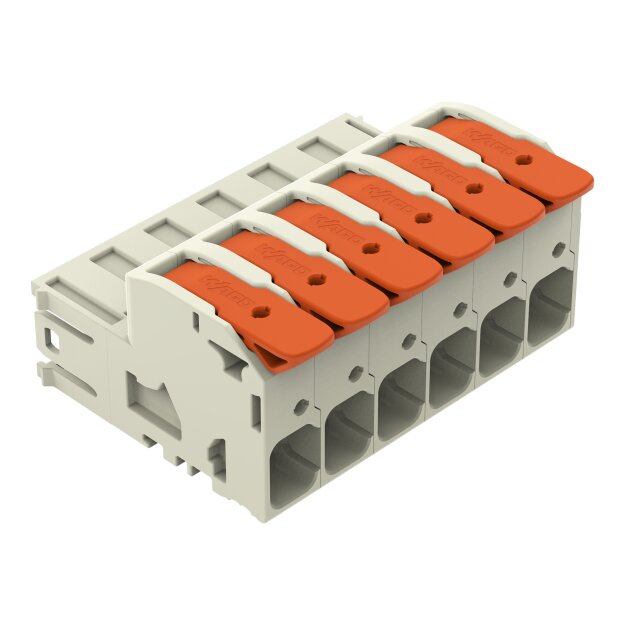 Wago 832-1206 1-Leiter-Stiftleiste Grau