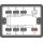 Wago 899-631/478-000 Verteilerbox Schwarz