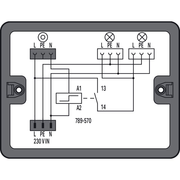 Wago 899-632/103-000 Verteilerbox Schwarz
