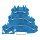 Wago 2000-3204 Dreistockklemme Blau