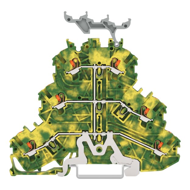 Wago 2200-3237 Dreistockklemme Grau