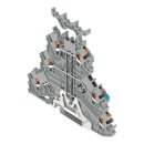 Wago 2200-3248 Dreistockklemme Grau