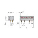 Wago 235-452/331-004 2-Leiter-Leiterplattenklemme