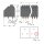 Wago 250-407/353-604 THR-Leiterplattenklemme