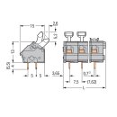 Wago 256-502/332-009/999-950 Leiterplattenklemme