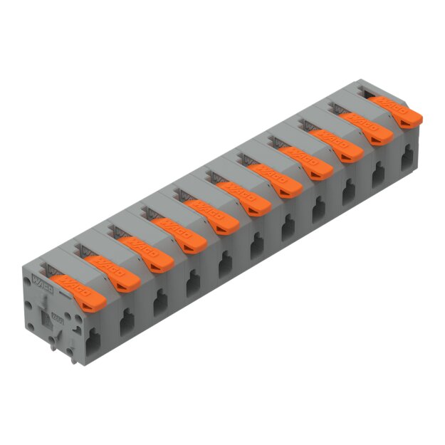 Wago 2601-1311 Leiterplattenklemme Grau