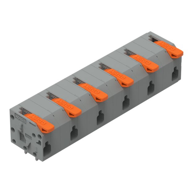 Wago 2601-1506 Leiterplattenklemme Grau