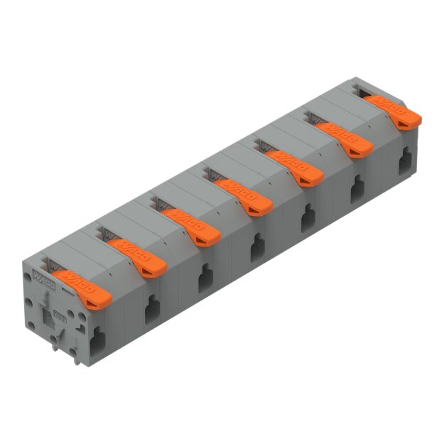 Wago 2601-1507 Leiterplattenklemme Grau