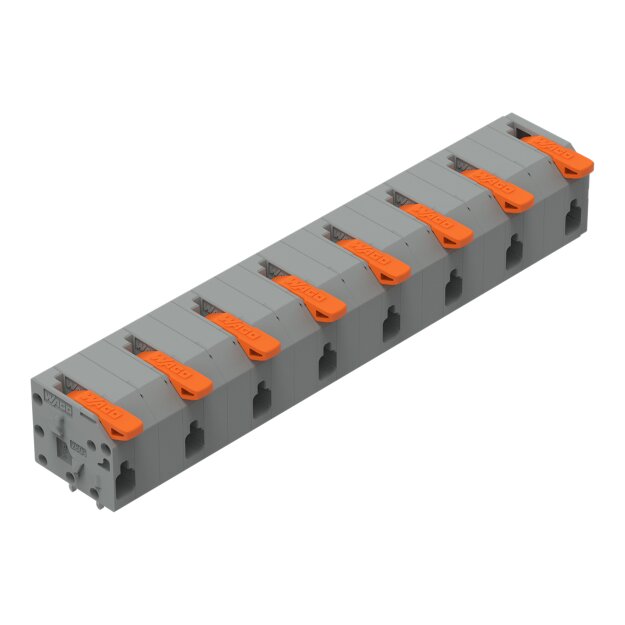 Wago 2601-1508 Leiterplattenklemme Grau