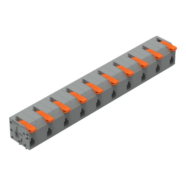 Wago 2601-1510 Leiterplattenklemme Grau
