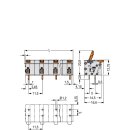 Wago 2601-1510 Leiterplattenklemme Grau