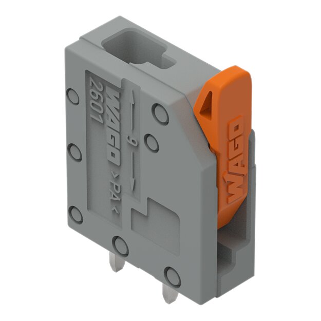 Wago 2601-3101 Leiterplattenklemme Grau