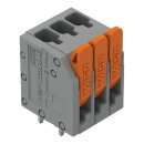 Wago 2601-3103 Leiterplattenklemme Grau