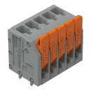 Wago 2601-3105 Leiterplattenklemme Grau