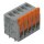 Wago 2601-3105 Leiterplattenklemme Grau