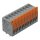 Wago 2601-3109 Leiterplattenklemme Grau
