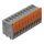 Wago 2601-3110 Leiterplattenklemme Grau