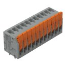 Wago 2601-3111 Leiterplattenklemme Grau