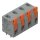 Wago 2601-3304 Leiterplattenklemme Grau