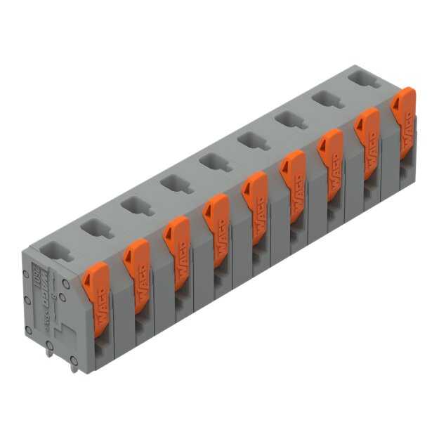 Wago 2601-3309 Leiterplattenklemme Grau